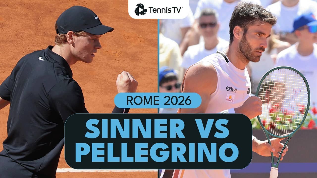 Jannik Sinner vs Andrea Pellegrino Highlights | Rome 2026