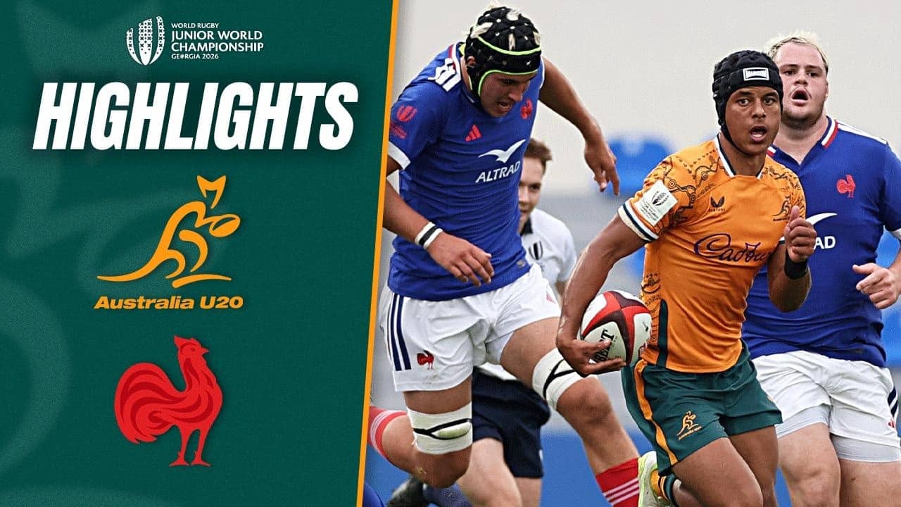 Australia U20 v France U20 Highlights | Junior World Championship | Round 3