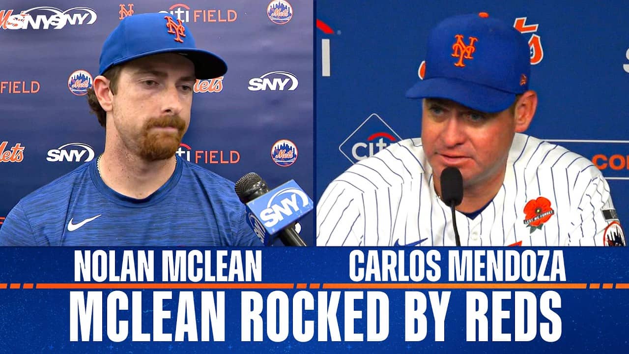 Carlos Mendoza and Nolan McLean break down another rough outing in Mets loss