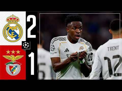 HIGHLIGHTS | Real Madrid 2-1 Benfica | Champions League