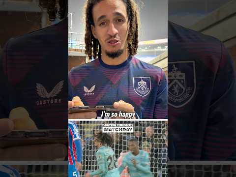 Hannibal talks us through his first Premier League goal for Burnley ⚽️ #BurnleyFC #football