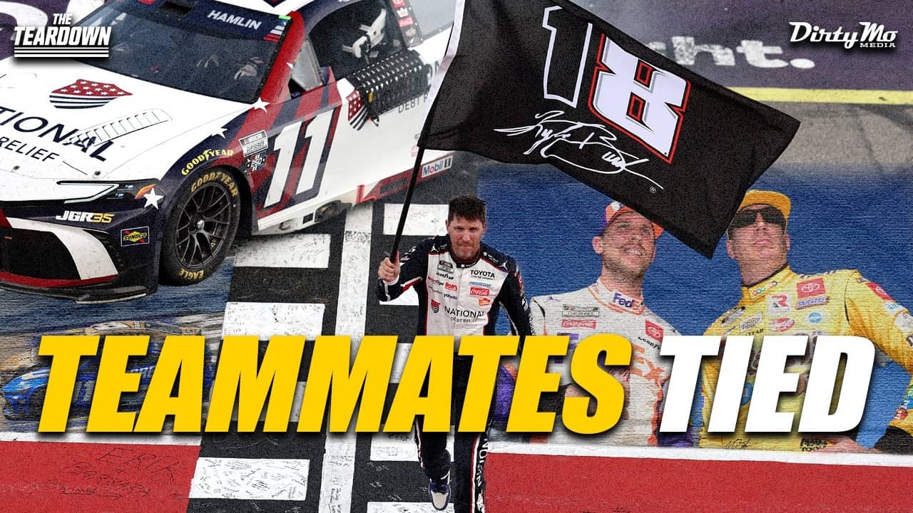 Denny Hamlin Goes Back to Back at Michigan!