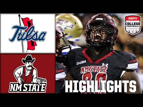 Tulsa Golden Hurricane vs. New Mexico State Aggies | Full Game Highlights | ESPN College Football