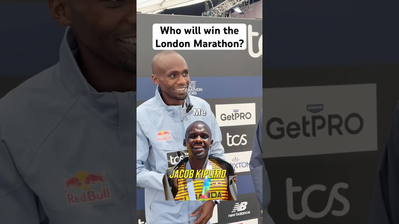 We all need Jacob Kiplimo's confidence 👏 #londonmarathon