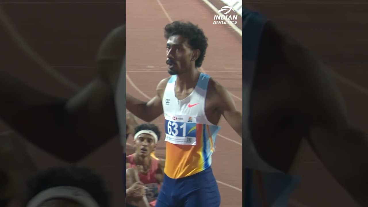Vishal breaks the 45-second barrier in Men’s 400m! 🔥 | #IndianAthletics #AFI #Shorts