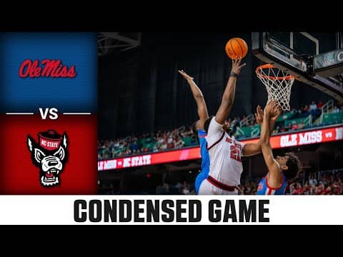 Ole Miss vs. NC State Condensed Game | 2025-26 ACC Men’s Basketball