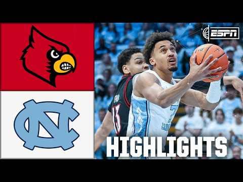 Louisville Cardinals vs. North Carolina Tar Heels | Full Game Highlights | ESPN College Basketball