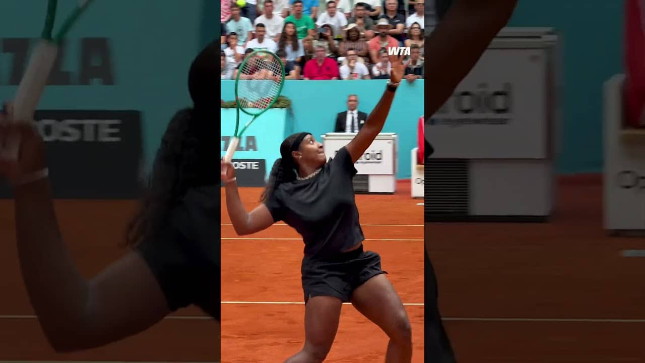 Hailey Baptiste knocks out the No.8 seed Paolini in straight sets 😤 #wta #tennis