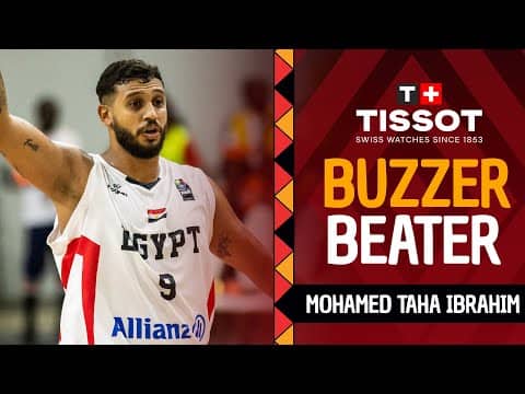 Mohamed Taha Ibrahim | 🚨 TISSOT Buzzer Beater | EGY 🇪🇬 vs CMR 🇨🇲 | FIBA AfroBasket 2025
