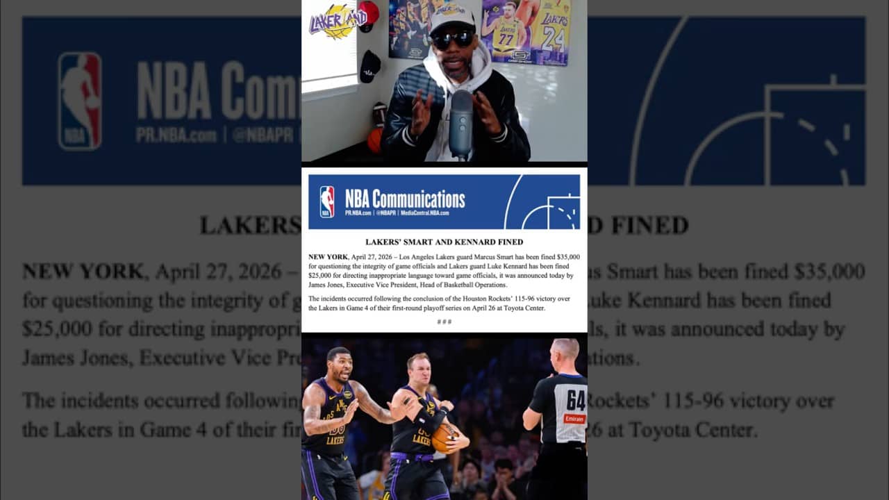 NBA Fines Lakers After THIS Ref Disaster