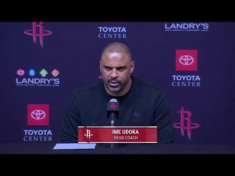 Press Conference by Ime Udoka vs Mavericks