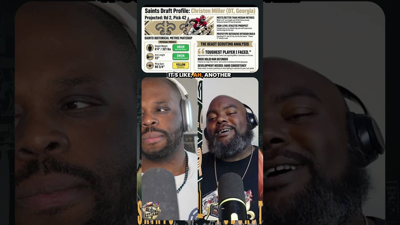 DT Christen Miller Adds PUNCH To #Saints Defensive Line! #whodat