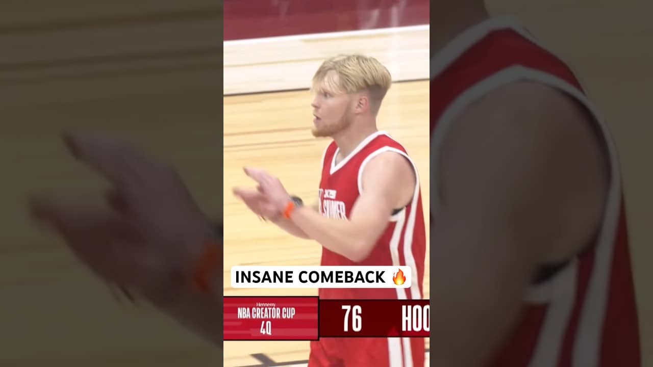 A crazy comeback, a last-second heave and a game-winning triple 🔥