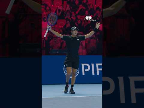 Leaner’s redemption moment 🏆 #NextGenATPFinals