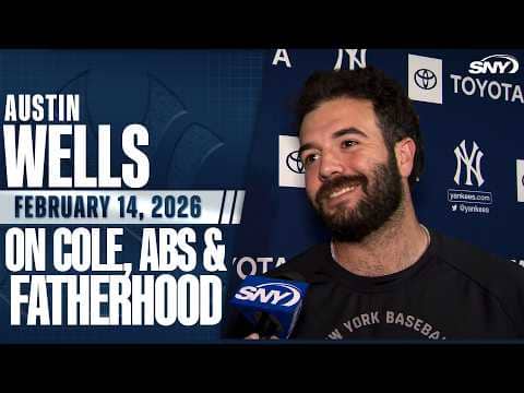 Austin Wells talks return of Yankees ace Gerrit Cole, learning new ABS system and being new father