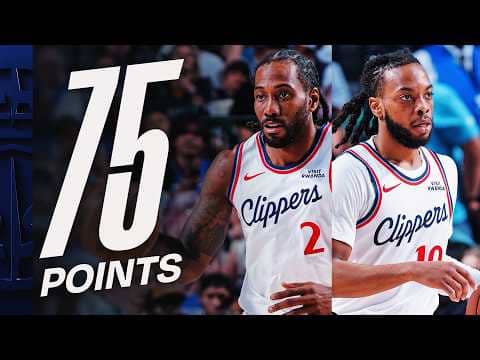 Darius Garland (41 PTS) & Kawhi Leonard (34 PTS) GOE OFF in OT Win 🤜🤛| March 21, 2026