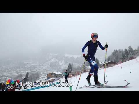 Emily Harop paces women's sprint heats in Winter Olympic debut of ski mountaineering | NBC Sports