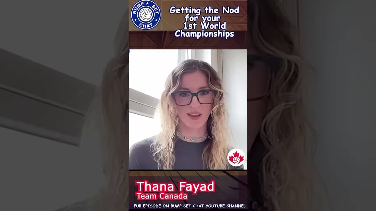 Getting the nod making your country's National Volleyball team