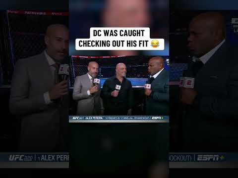 DC admiring his fit 😂 #UFC320