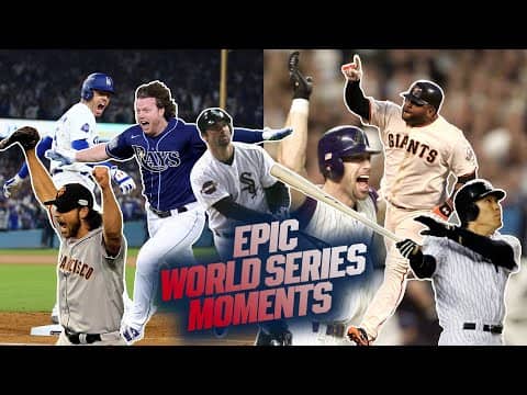 One EPIC moment from each of the last 25 World Series! (CLUTCH hitting, dominant pitching, more!) 🤯