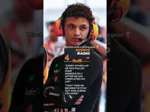 Max Verstappen playing games with Lando Norris during Sprint qualifying 🍿