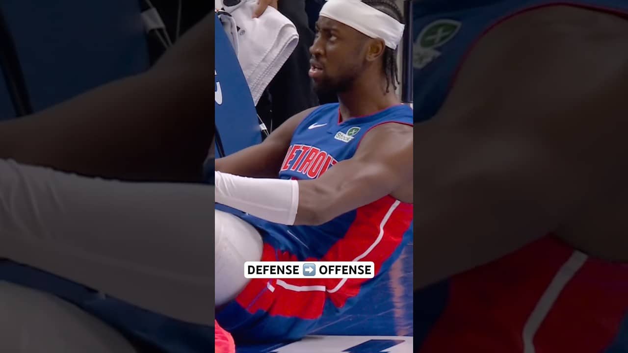 The Pistons turn defense to offense 😤