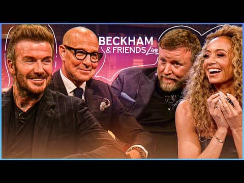 Beckham & Friends LIVE — UCL Watch Along Best Bits | Stanley Tucci, Guy Ritchie | CBS Sports Golazo