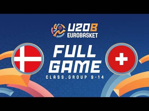 LIVE - Denmark v Switzerland  | FIBA U20 Women's EuroBasket 2025 Division B | Class. Group 9-14