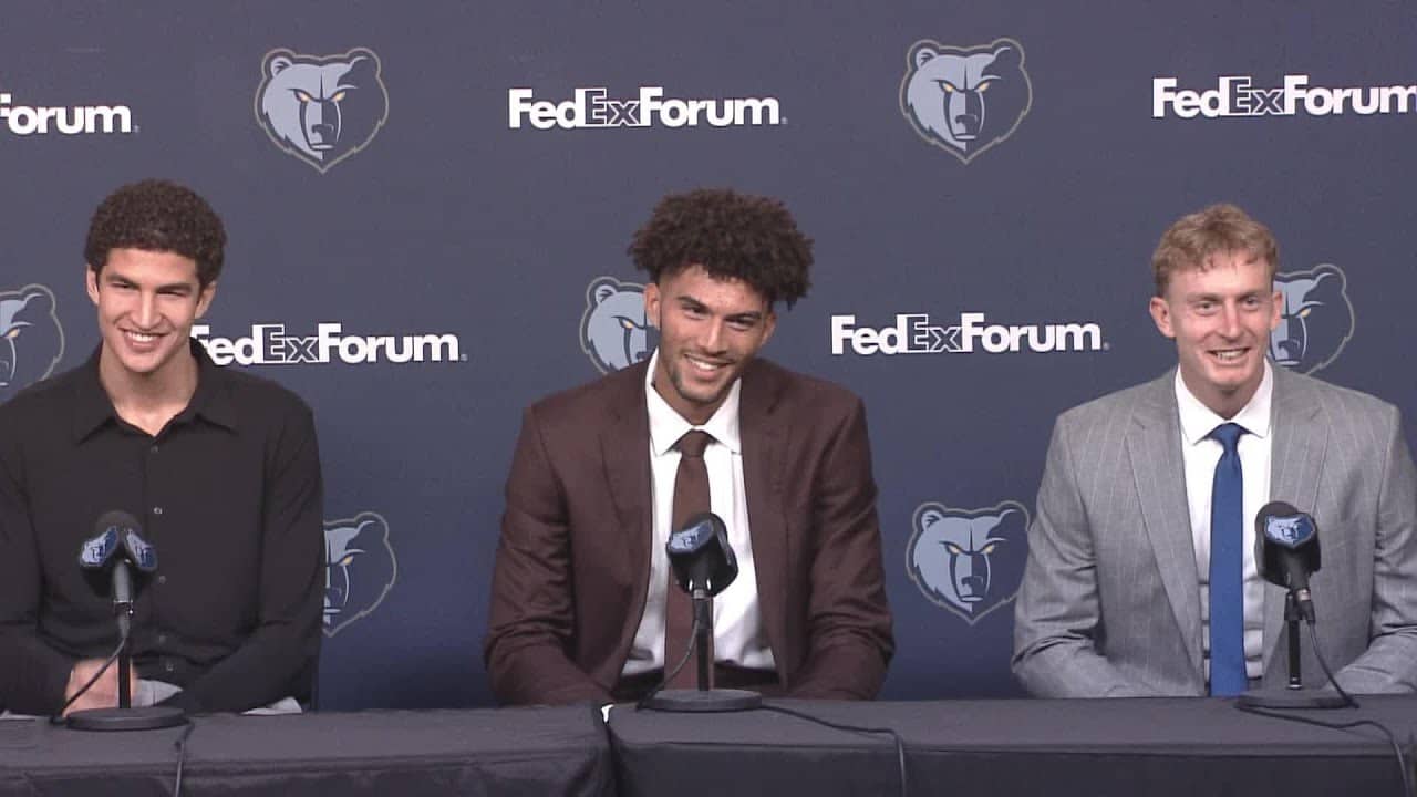 Cam Boozer, Karim López, & Richie Saunders FULL Memphis Grizzlies Introductory Press Conference