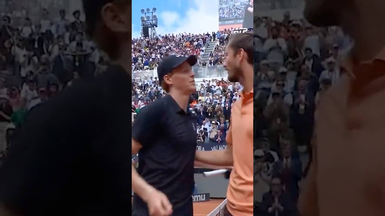 Jannik Sinner Prevails vs Medvedev To Reach Rome Final 💪