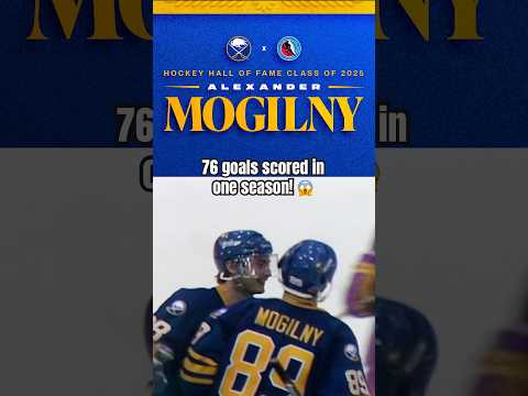 Alexander Mogilny was one of the greatest goal scorers in Sabres history! 🚨 #nhl #history #Buffalo