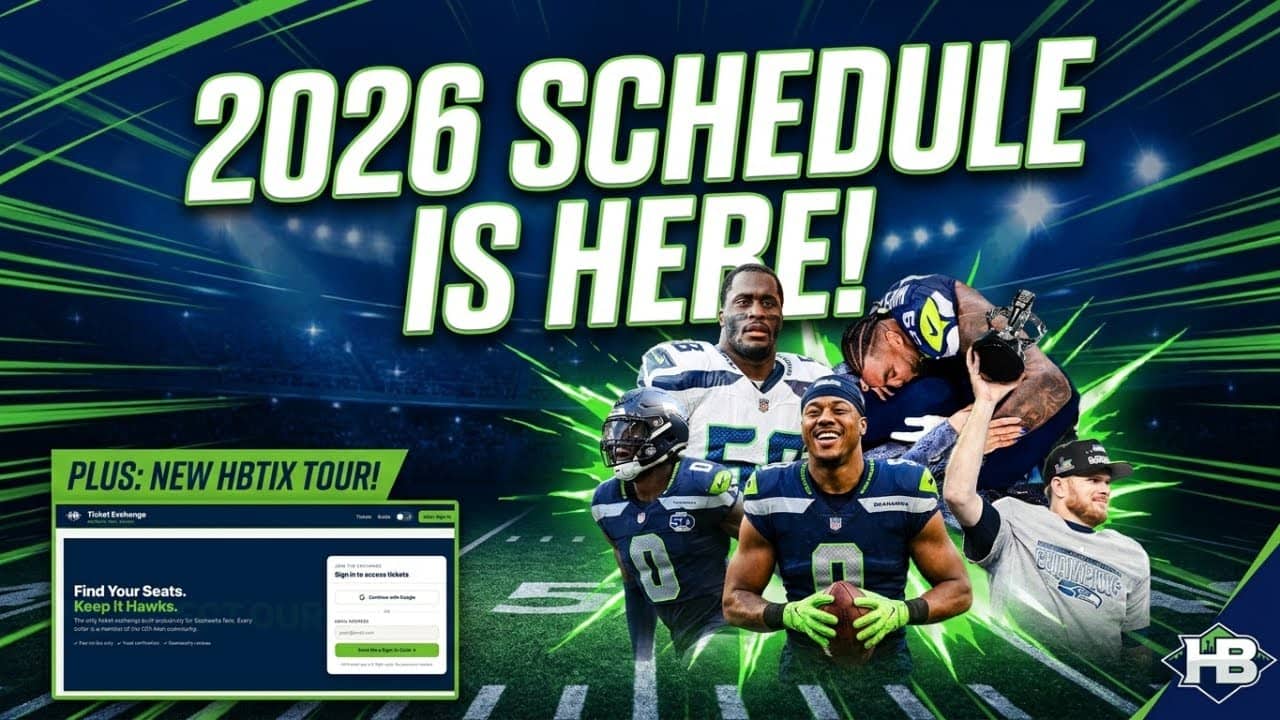 REACTION: 2026 Seahawks Schedule (Plus HBTIX 2.0!)