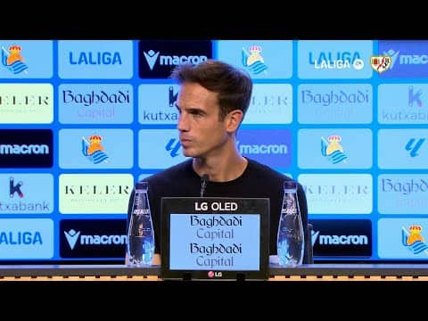 Íñigo Pérez tras el Real Sociedad 0 - Rayo Vallecano 1
