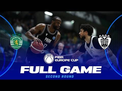 LIVE - Sporting CP v PAOK BC | FIBA Europe Cup 2025-26 | Second Round