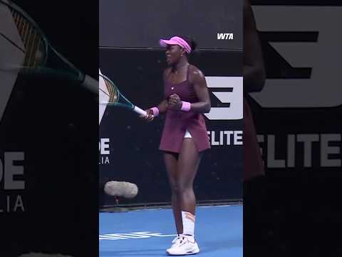 HOW GOOD 😮‍💨👏 #WTA #VictoriaMboko #AdelaideInternational #tennis