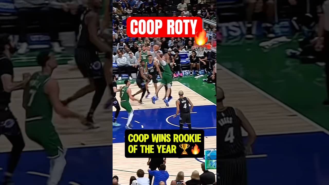 COOPER FLAGG IS THE ROOKIE OF THE YEAR 😤🔥