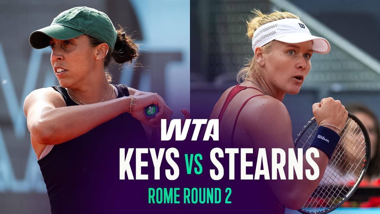 Madison Keys vs. Peyton Stearns | 2026 Rome Round 2 | WTA Match Highlights