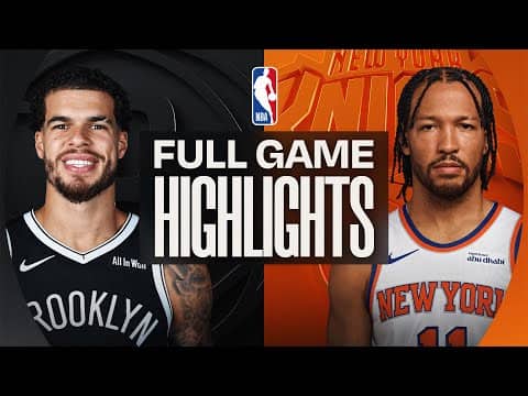 NETS at KNICKS | FULL GAME HIGHLIGHTS | January 21, 2026