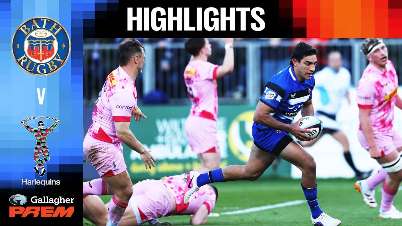 HIGHLIGHTS & REACTION: Bath Rugby v Harlequins | 10 TRIES! | Gallagher PREM 25/26 | Round 13