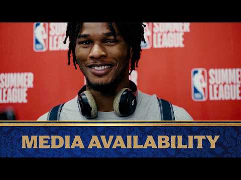 Joe Boylan, Morez Johnson Jr., & Ryan Nembhard | Summer League Media Availability vs GSW | 7/09/26