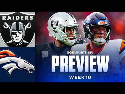 Raiders vs Broncos Thursday Night Football PREVIEW | NFL Week 10