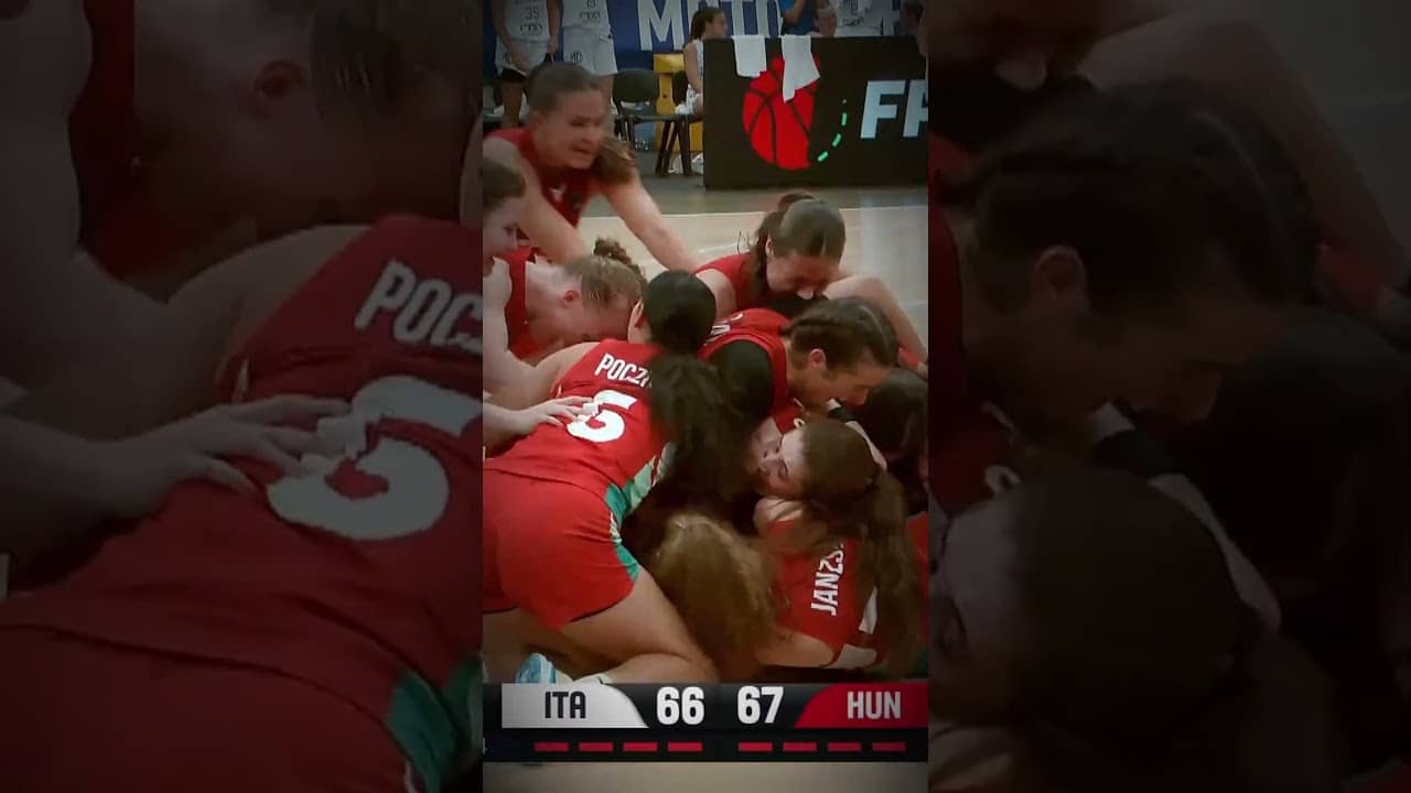 Imagine winning a game like that 🤯 #U18Eurobasket
