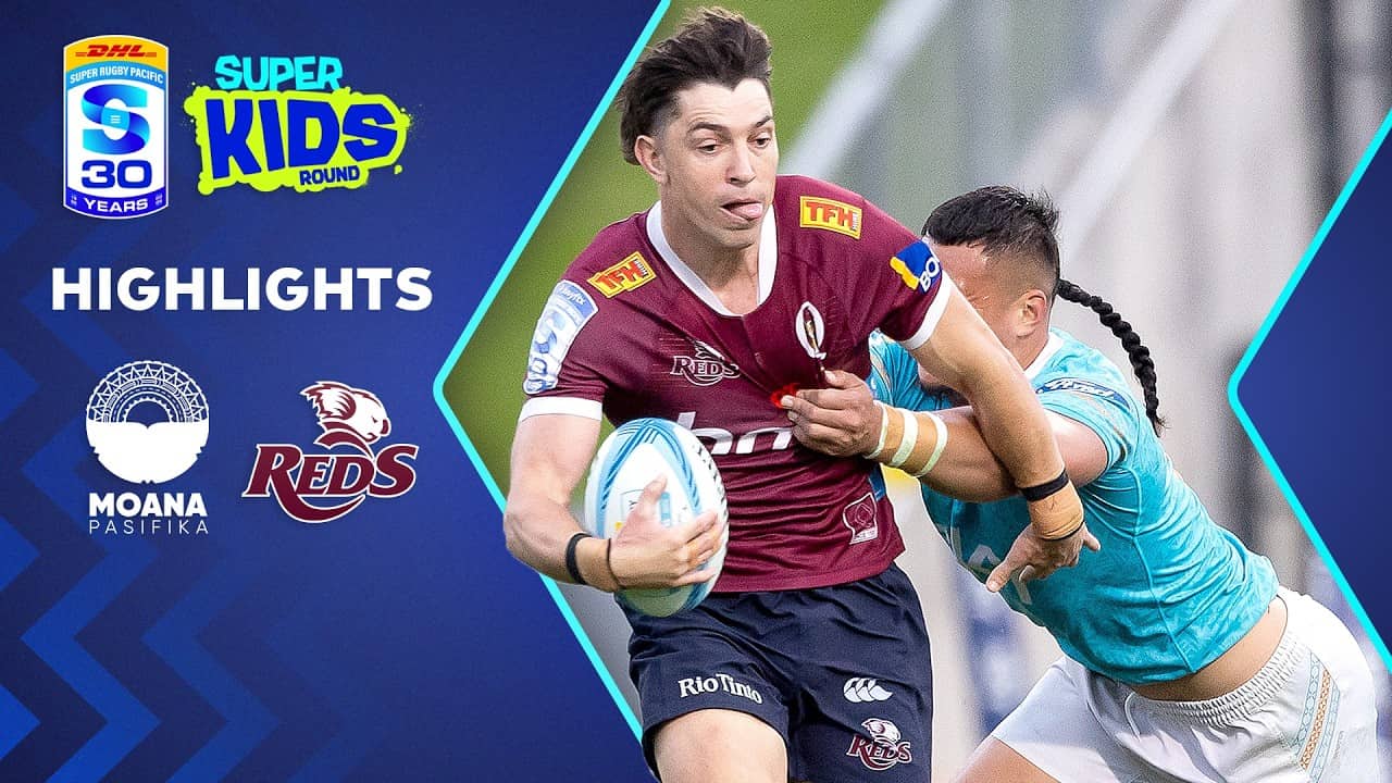 HIGHLIGHTS | Moana Pasifika vs Reds | Super Rugby Pacific Round 15 | Sky Sport NZ
