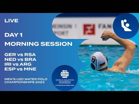 Day 1 | Morning Session | World Aquatics Men’s U20 Water Polo Championships 2023