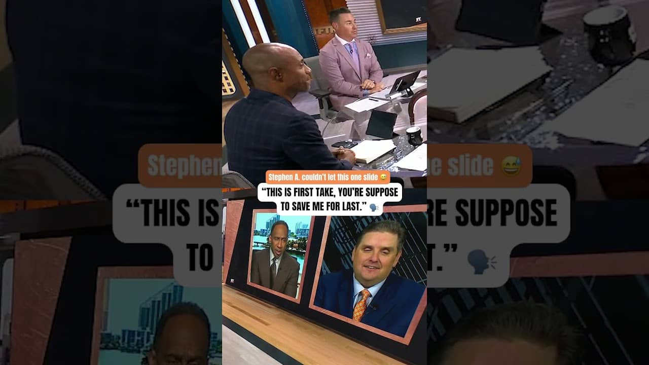 Stephen A. just checked Joe Fortenbaugh 😆