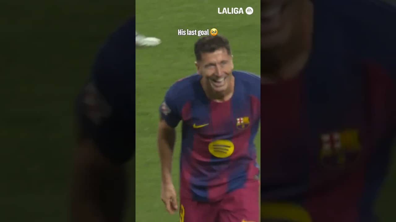 Robert's final contribution 🫶 #shorts #fcbarcelona #lewandowski