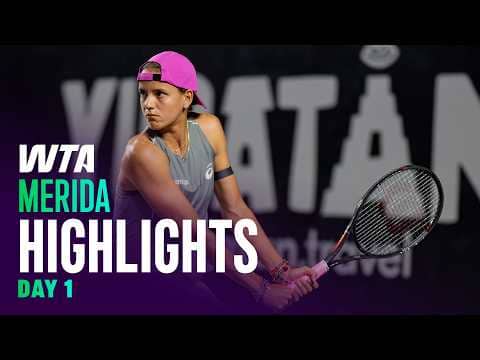 Day 1 in Merida featuring Arango, Boulter, Stakusic and more | WTA Match Highlights