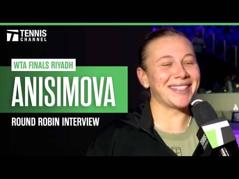 Amanda Anisimova on her first ever WTA Finals Win | 2025 WTA Finals Riyadh