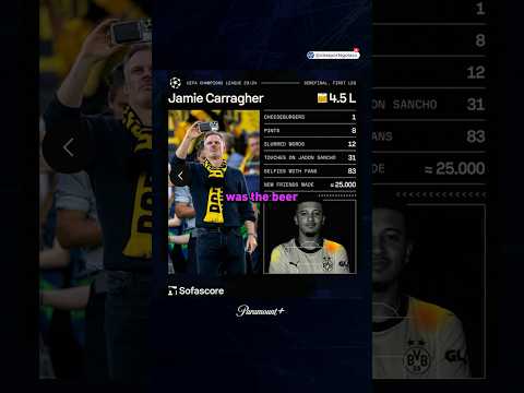 THE HEAT MAP ON JADON SANCHO’S SHOULDERS!! 😂