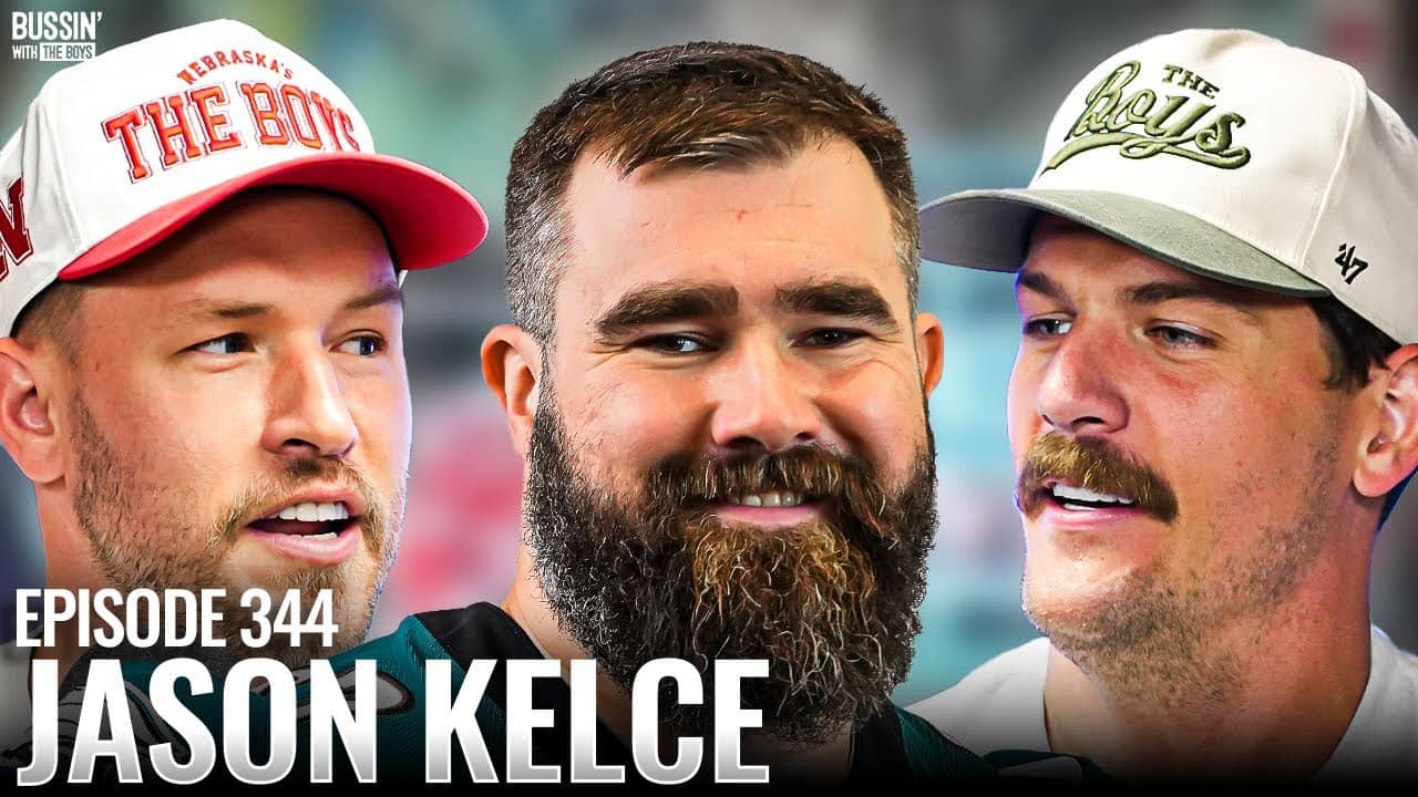 Jason Kelce On Taylor Swift & Travis, New Heights, Life After NFL + The Boys On ESPN | Bussin’